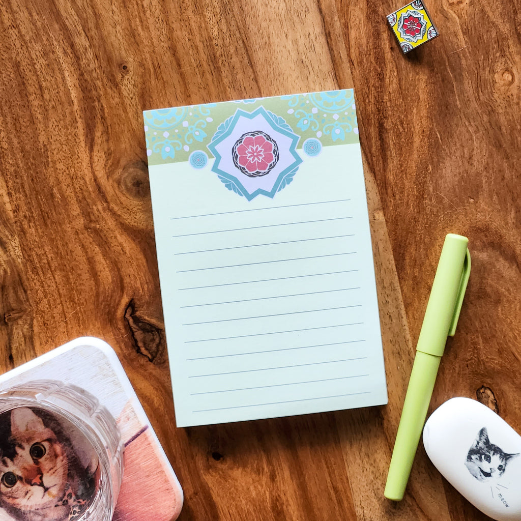 Peranakan Tile A6 Notepad 6pcs bundle