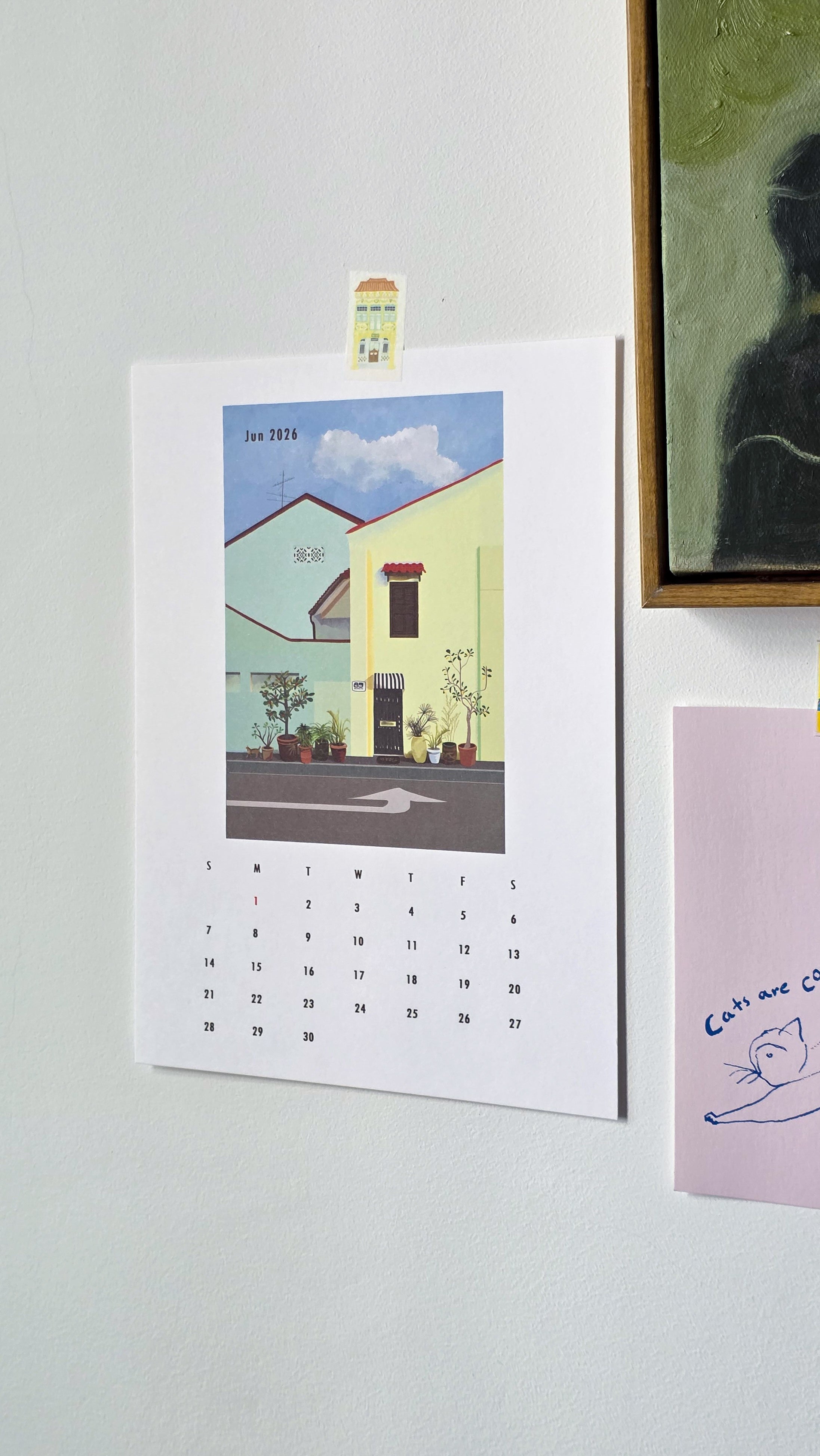2026 A4 Calendar All About Singapore Nyonya